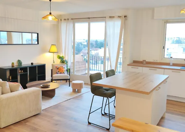 Cosy Mélodie 2ch - Parc Expositions Avec Balcon&parking Apartamento